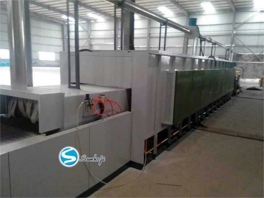 AC380V 45KW Drying Zone Aluminum Brazing Furnace With Radiant Tube Heating