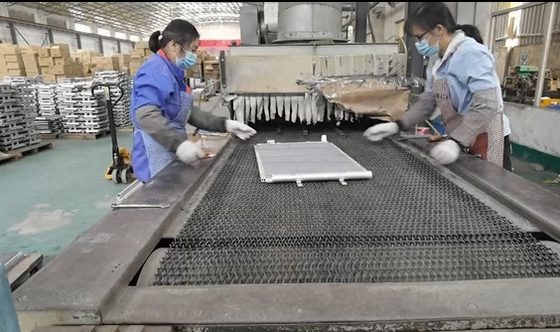 200-1500mm/min Mesh Belt Transmission Speed Aluminum Brazing Furnace for Workpiece Height up to 250mm