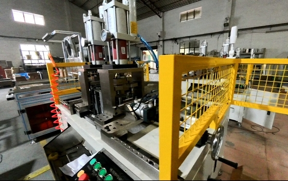 Long Service Life Radiator Core Builder Machine With Workstation Maximum Size Of Head Plate 100mm