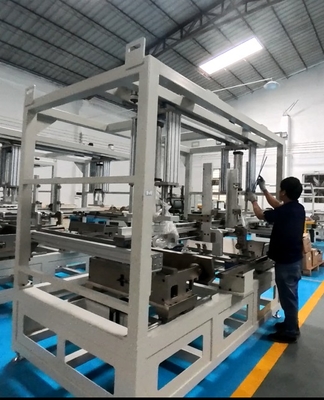 Accurate Stable Performance Aluminum Radiator Core Assembly Machine With 3 Indenter 0.8Mpa Air Pressure