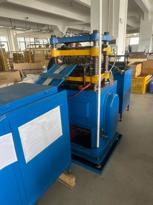 450mm Fin width PLC controlled servo drive Radiator Fin Forming Machine with  0~25 times /min Feed frequency  0~4000 mm/min Feed speed
