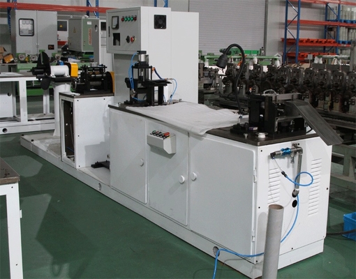 Aluminium 6.5-10 Tube Pitch Radiator Fin Machine for Customized Fin Tube Production Speed and Maximum 60m/min Cut-off Speed