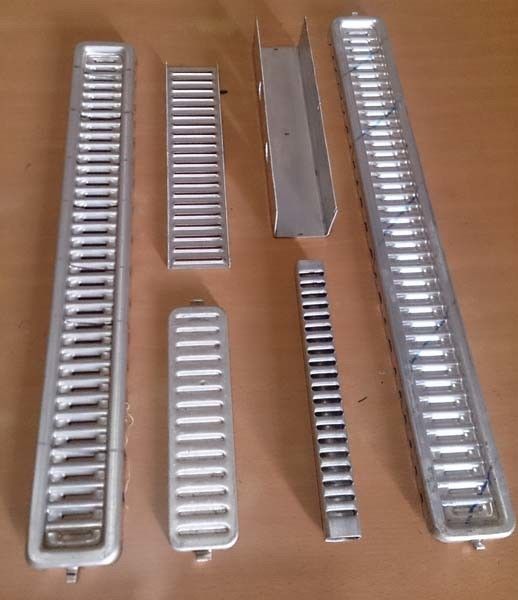 1.5mm Thickness Radiator Header Plate Major Head Sheet Customize Size