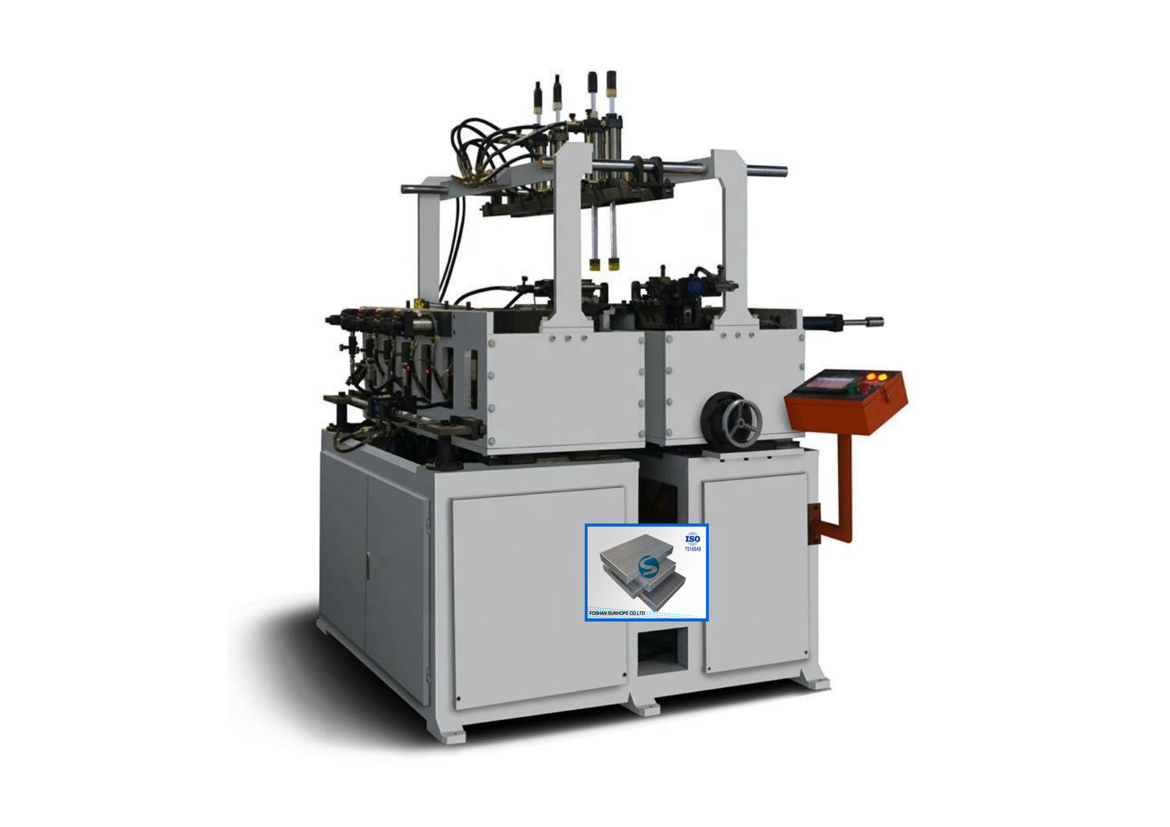 Radpal Radiator Crimp Machine Aluminum Radiator Plastic Tank Crimping Machine Semi Automatic ...