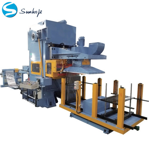 High Speed H Type Fin Press Machine Line 130mm Min Slide Lift