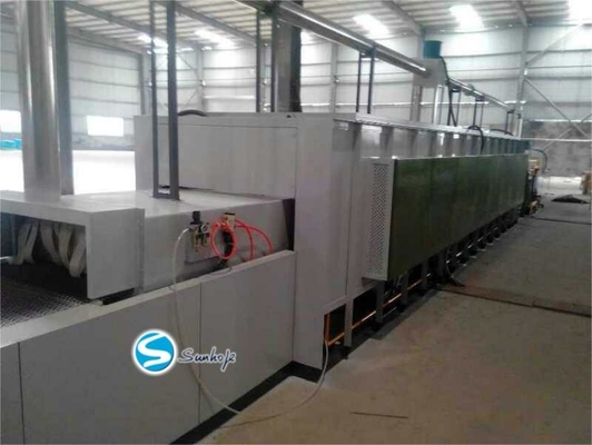 AC380V 45KW Drying Zone Aluminum Brazing Furnace With Radiant Tube Heating