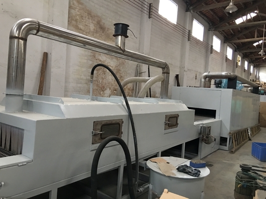 316L Stainless Steel Braided Continuous Tunnel Type Natural Gas Brazing Oven with 2-3min Heating Time and Production