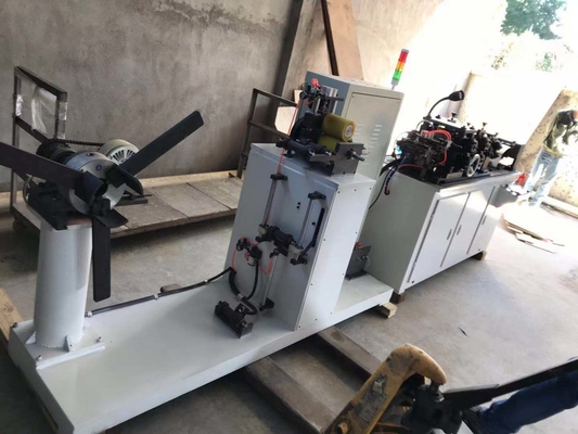 High Speed Radiator Fin Forming Machine 5mm Height 1.5mm Tube Thickness