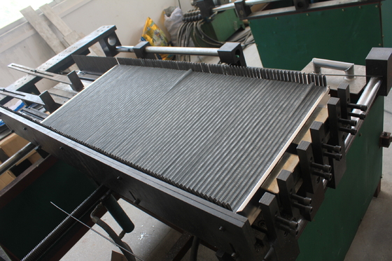 Single Double Rows Intercooler Radiator Core Assembly Machine And Cooling Core Builder