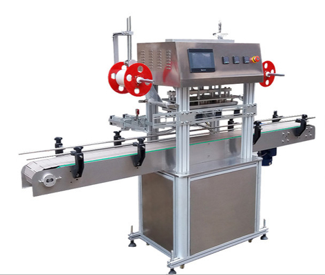 1000W Industrial Vacuum Packaging Machine Assembly Line Type Sealing Machine For Chili Sauce