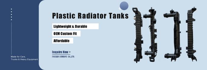 Header Tanks Car Radiator Lightweight Durable Radiator Plastic Header Tank PA66-GF30 High Heat ...