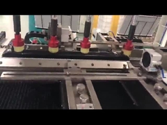 150mm Maximum width size of head plate Fully clinching 4 sides plastic tank making machine