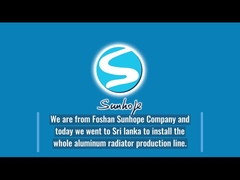 aluminium radiator production line