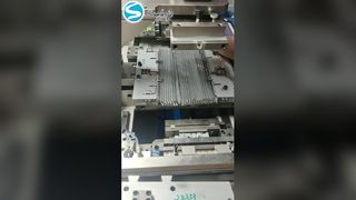 Semi Auto Radiator Core Assembly Machine Small Batch Customization High Accuracy