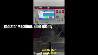 Radiator production process